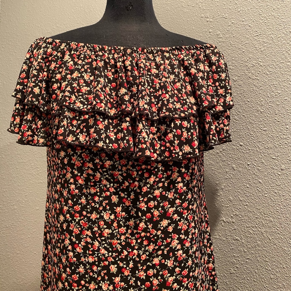 Off the shoulder dress. Easter dress. Spring dress